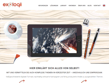 Tablet Screenshot of exploqii.com
